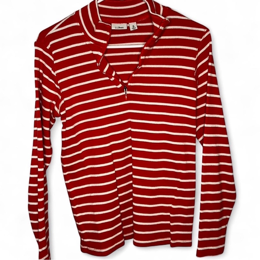 LL Bean quarter zip sweater